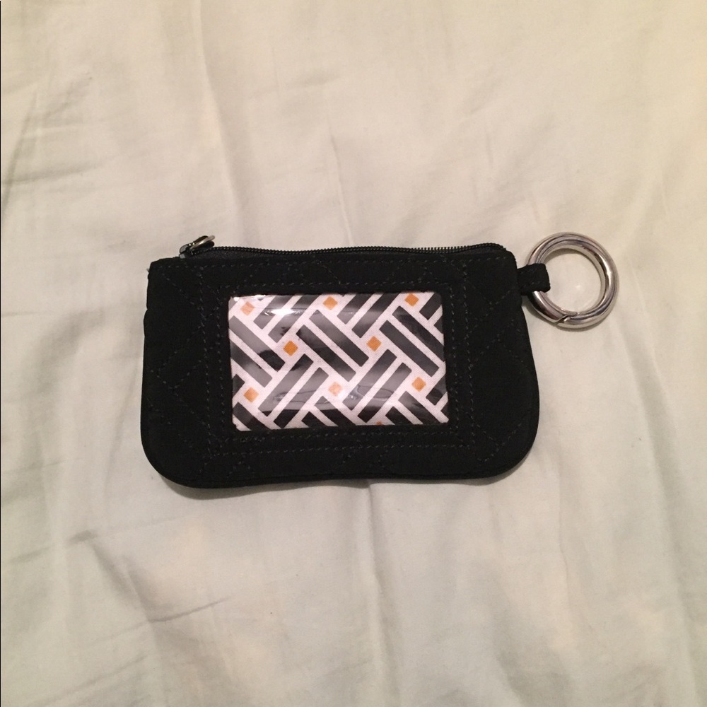 Black Vera Bradley ID Wallet